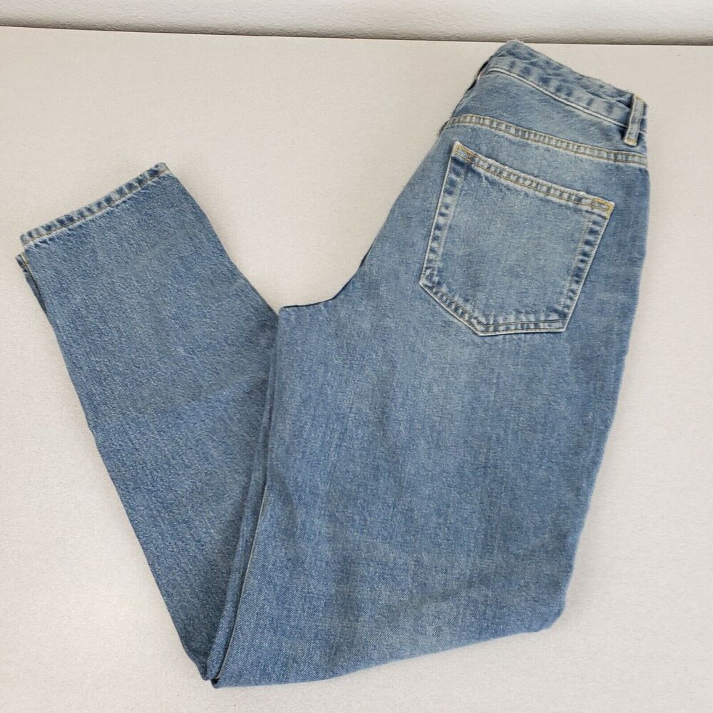 BDG Urban Outfitters Womens Blue High‎ Rise Light Wash Denim Mom Jeans Size 28